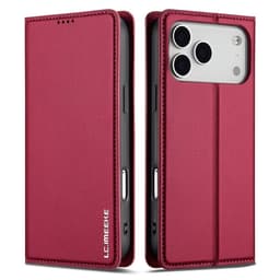 LC.IMEEKE Puhelimen lompakkokotelo jalustalla iPhone 18 Pro / 17 Pro puhelimelle