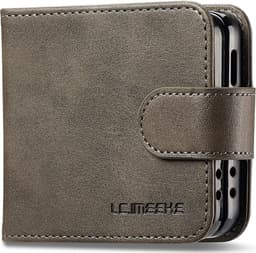 LC.IMEEKE Puhelinkotelo vasikannahkatekstuurilla Samsung Galaxy Z Flip8 puhelimelle