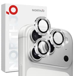 NORTHJO Kameran linssuoja strassirenkaalla iPhone 18 Pro / 18 Pro Max puhelimelle