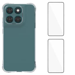WANLONFENG Puhelinkotelo näytönsuojalla Motorola Moto G87 5G / G77 5G / G67 5G puhelimille