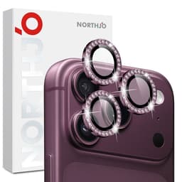 NORTHJO Kameran linssuoja strassirenkaalla iPhone 18 Pro / 18 Pro Max puhelimelle