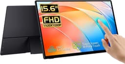 15,6"" Kannettava USB-kosketusnäyttö 1920x1080p 60Hz, USB-C/HDMI, IPS, kannettaville tietokoneille/pöytätietokoneille/puhelimille/PS5/Xboxille