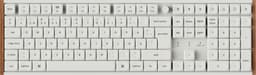Keychron K5 Ultra SE 8K trådløst gamingtastatur (brown switches, hvit)