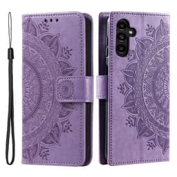 SKALO Mandala Lompakkokotelo sopii Samsung Galaxy S26 FE - Violetti