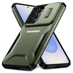 SKALO Armor Cameraslider Suojakuori sopii Samsung Galaxy S26 FE - Vihreä