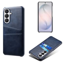 SKALO PU-Nahkainen Kortholderi Suojakuori sopii Samsung Galaxy S26 FE - Sininen