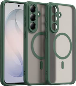 SKALO Matta Hybrid Suojakuori sopii Samsung Galaxy S26 FE - Vihreä