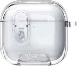 SKALO Läpinäkyvä TPU-hybridi Kotelo sopii AirPods 5 - Läpinäkyvä