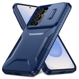 SKALO Armor Cameraslider Suojakuori sopii Samsung Galaxy S25 FE - Sininen