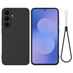 SKALO Ohut Silikoni Suojakuori sopii Samsung Galaxy S26 FE - Musta