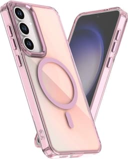 SKALO Fluorescent TPU Suojakuori sopii Samsung Galaxy S26 FE - Pinkki