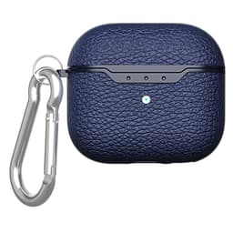 SKALO Litchi Kotelo karabiinihakalla sopii AirPods 5 - Sininen