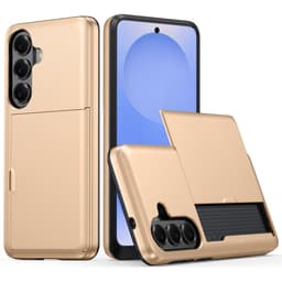 SKALO Armor Korttikotelo Suojakuori sopii Samsung Galaxy S26 FE - Kulta