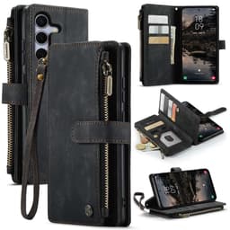 CaseMe C30-sarja Lompakkokotelo sopii Samsung Galaxy S26 FE - Musta