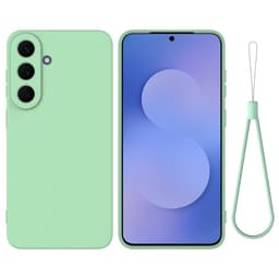 SKALO Ohut Silikoni Suojakuori sopii Samsung Galaxy S26 FE - Vihreä