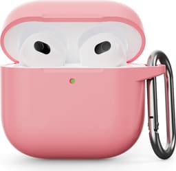 SKALO Erittäin Ohut Silikoni Kotelo sopii AirPods 5 - Pinkki