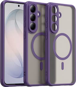 SKALO Matta Hybrid Suojakuori sopii Samsung Galaxy S26 FE - Violetti