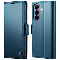 CaseMe 023 Series PU-Läder Lompakkokotelo sopii Samsung Galaxy S26 FE - Sininen