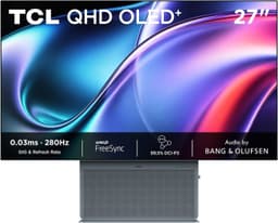 TCL OLED+ 27X3B 27"/OLED/280Hz/0.03ms pelinäyttö Pilvensininen