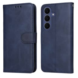 SKALO PU-nahka Lompakkokotelo sopii Samsung Galaxy S26 FE - Sininen