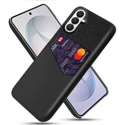 SKALO Premium PU-Läder Korthållare Suojakuori sopii Samsung Galaxy S26 FE - Musta