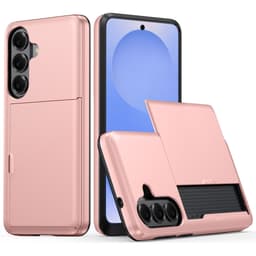 SKALO Armor Korttikotelo Suojakuori sopii Samsung Galaxy S26 FE - Ruusukulta