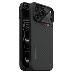 AULUMU Aramid Fiber Suojakuori sopii iPhone 18 Pro Max - Musta