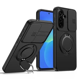 SKALO Armor Cameraslider Kickstand Suojakuori sopii Samsung Galaxy S26 FE - Musta