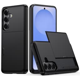 SKALO Armor Korttikotelo Suojakuori sopii Samsung Galaxy S26 FE - Musta