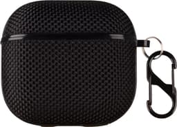 SKALO Premium Nailon Kotelo sopii AirPods 5 - Musta