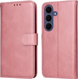 SKALO PU-nahka Lompakkokotelo sopii Samsung Galaxy S26 FE - Pinkki