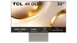 TCL OLED+ 32X3A 32"/OLED/240Hz/0.03ms pelinäyttö Pilvenkulta