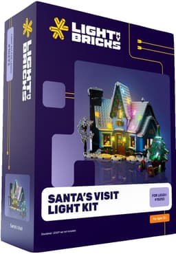 Light My Bricks Santa's Visit valosetti 10293