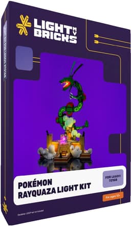Light My Bricks Pokémon Rayquaza valosetti 72168
