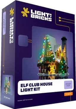 Light My Bricks Elf Club House valosetti 10275