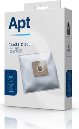 APT støvsugerposer til Classic 200 (4-pak)