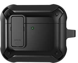 SKALO Shockproof Armor TPU-suojakotelo Kotelo sopii AirPods 4 - Musta