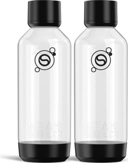 SodaStream Fizz & Refresh 2x1 l flaskor (svart)