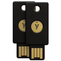 Yubico YubiKey 5 NFC Turva-avain 2-Pakkaus Musta