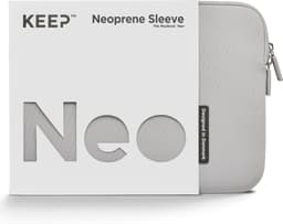 KEEP MacBook Neo neopren etui (sølv)