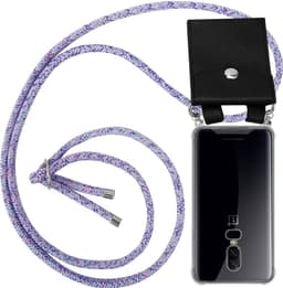 OnePlus 6 Suojakuori Kotelo Ketju (Violetti)