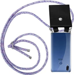 Asus ZenFone MAX M2 Suojakuori Kotelo Ketju (Violetti)