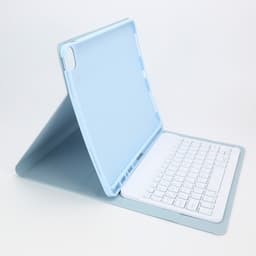 BLÅTT TANGENTBORDSFODRAL MED RGB-BELYSNING för iPad 12.9 - Skydd och Stil Blue  iPad 12,9 tum