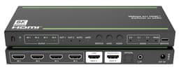 NÖRDIC 8K HDMI 2.1 eARC/ARC Extractor med inbyggd 4 till 1-switch, HDMI/Optisk/3,5mm, Dolby Vision, Dolby Atmos, LPCM 7.1CH, CEC, HDR, VRR, HDCP 2.3