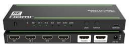 NÖRDIC 8K HDMI 2.1 eARC/ARC Soundbar Extractor med inbyggd 4 till 1-switch, Dolby Vision, Dolby Atmos, LPCM 7.1CH, CEC, HDR, VRR, HDCP 2.3