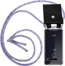 LG G8 ThinQ Suojakuori Kotelo Ketju (Violetti)