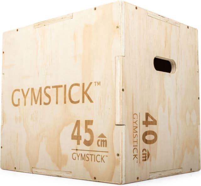 Gymstick WOODEN PLYOBOX 3-in-1 SMALL, Plyo box
