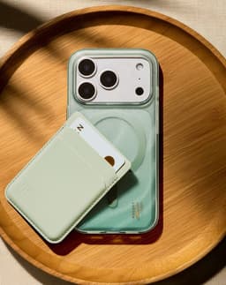 Magnetic Card Holder MagSafe Sage Green