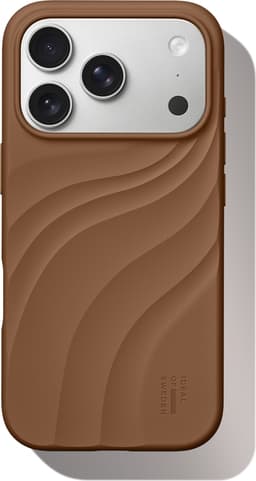 Soft Swirl Silicone Case MagSafe iPhone 17 Pro / 18 Pro Salted Caramel