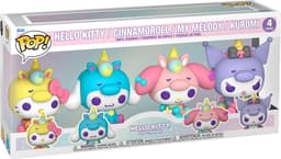 Funko POP! Hello Kitty and Friends: Hello Kitty 4-Pack (Unicorn Outfit) figur